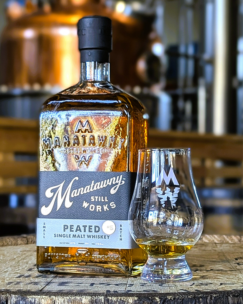 Manatawny Still Works Peated Single Malt Whiskey